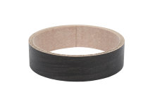 Kantbånd svart tre -  300 cm